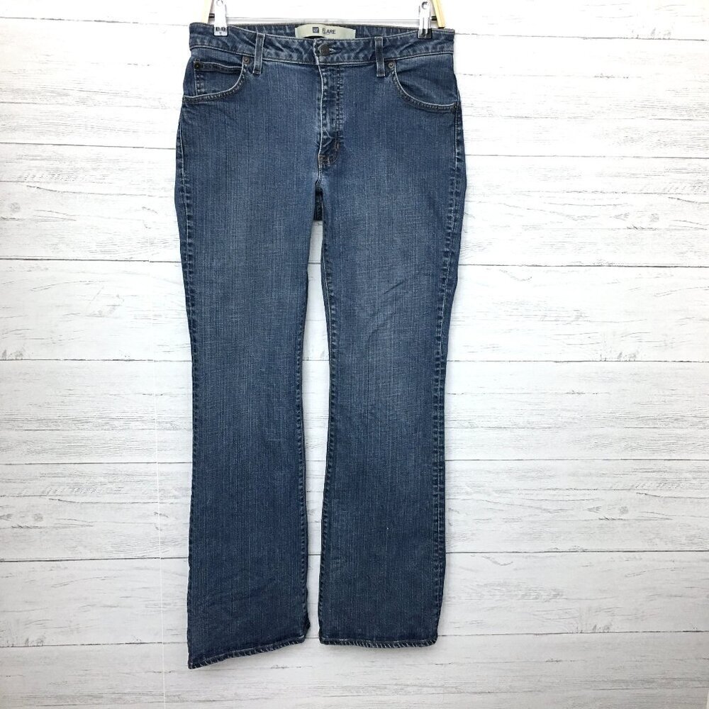 Gap Women's Flare Leg Jeans Stretch size 10 length 32"